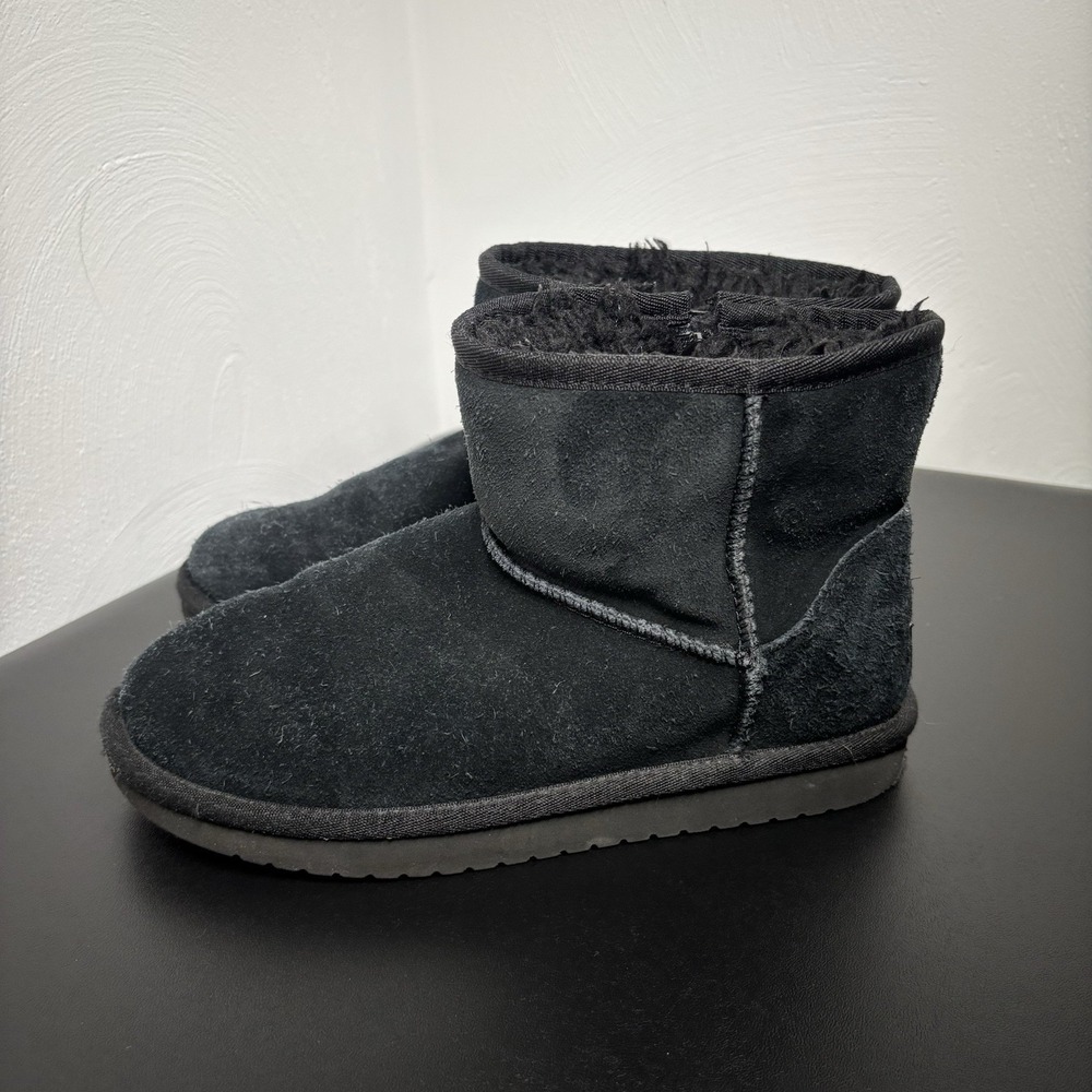 KOOLABURRA BY UGG Women's Boots Black Zip Up 1116770 Size 4 Winter